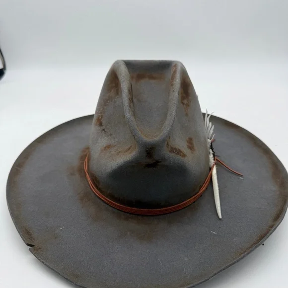 American Hat Co. Like Stetson Vintage hand finished one of a kind size 7 American Hat Company 7X Silver Belly 4 1/2 main image 3
